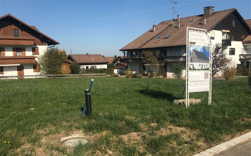 Grundstück für das frei geplante Doppelhaus von Kern-Haus in Weiler-Simmerberg