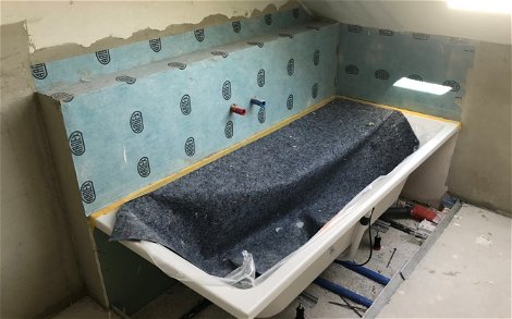 Badezimmer im frei geplanten Familienhaus von Kern-Haus in Vaihingen an der Enz