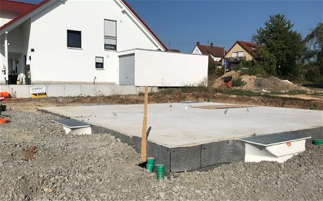 Keller des frei geplanten Familienhauses von Kern-Haus in Vaihingen an der Enz