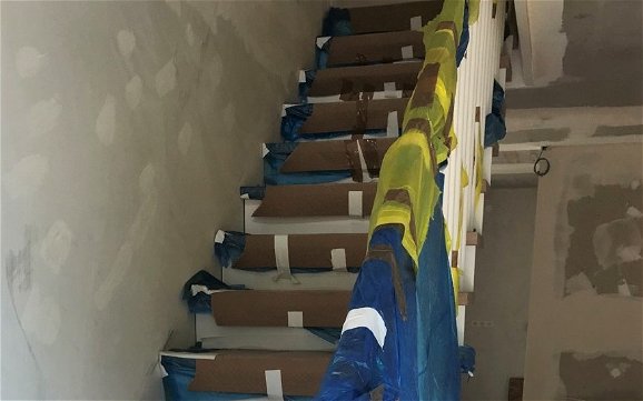 Treppe im frei geplanten Familienhaus von Kern-Haus in Maulbronn