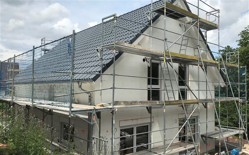Innenausbau im frei geplanten Familienhaus von Kern-Haus in Remchingen
