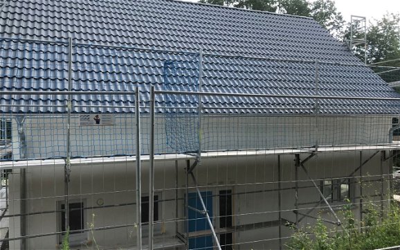 Grundputz am frei geplanten Familienhaus von Kern-Haus in Remchingen