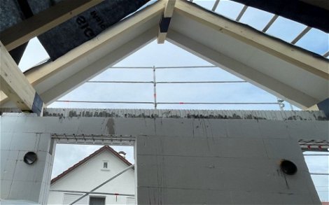 Dachgeschoss der individuell geplanten Doppelhaushälfte von Kern-Haus in Bad Wurzach