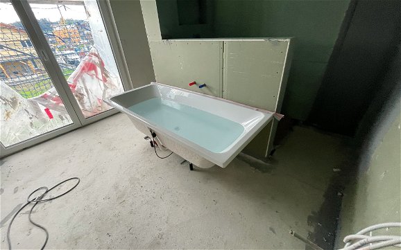 Eingebaute Badewanne in Wangen