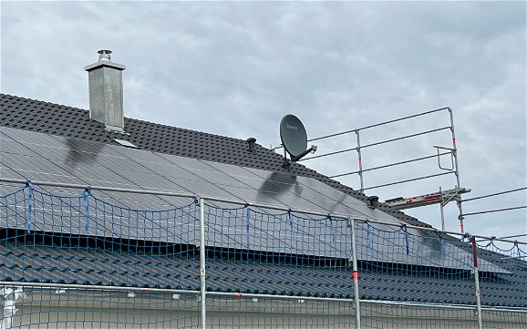 Kern-Haus Fotovoltaikanlage auf dem Dach in Bad Wurzach