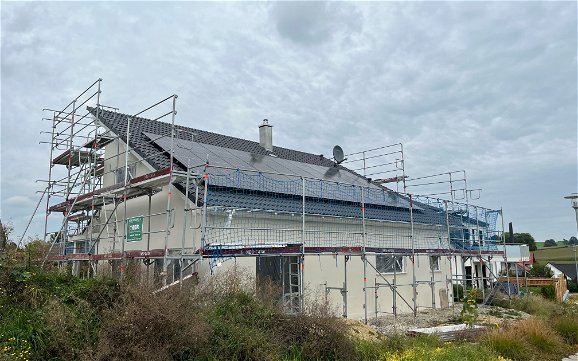 Kern-Haus Fotovoltaikanlage montiert in Bad Wurzach